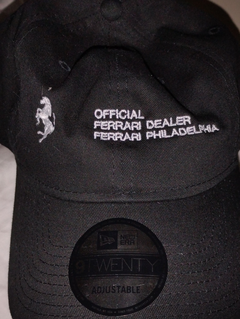 Twenty 9TWENTY Black Baseball Cap with White Logo Trim